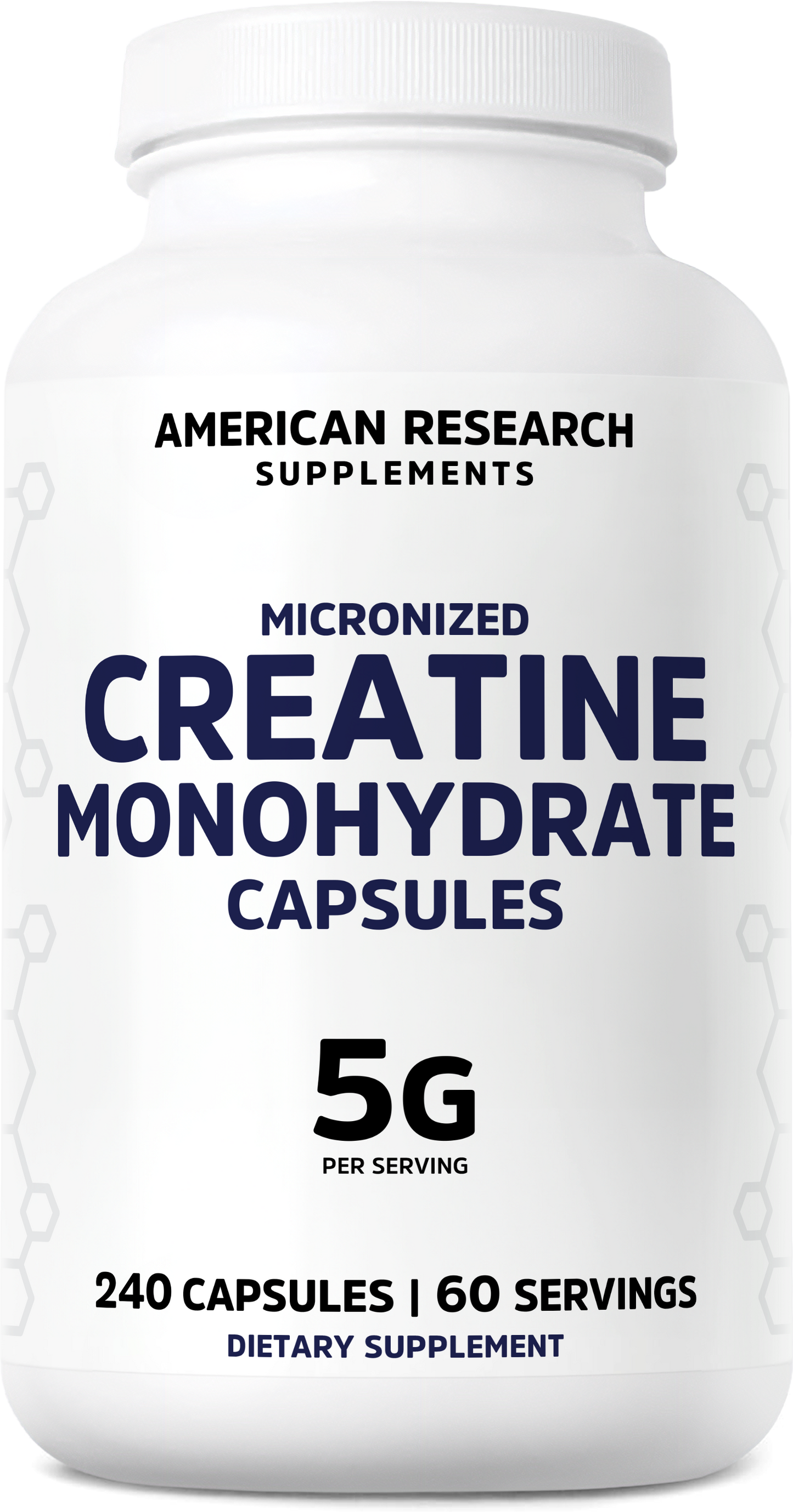 Creatine Monohydrate Capsules | Micronized for Higher Absorption | Vegan Capsules