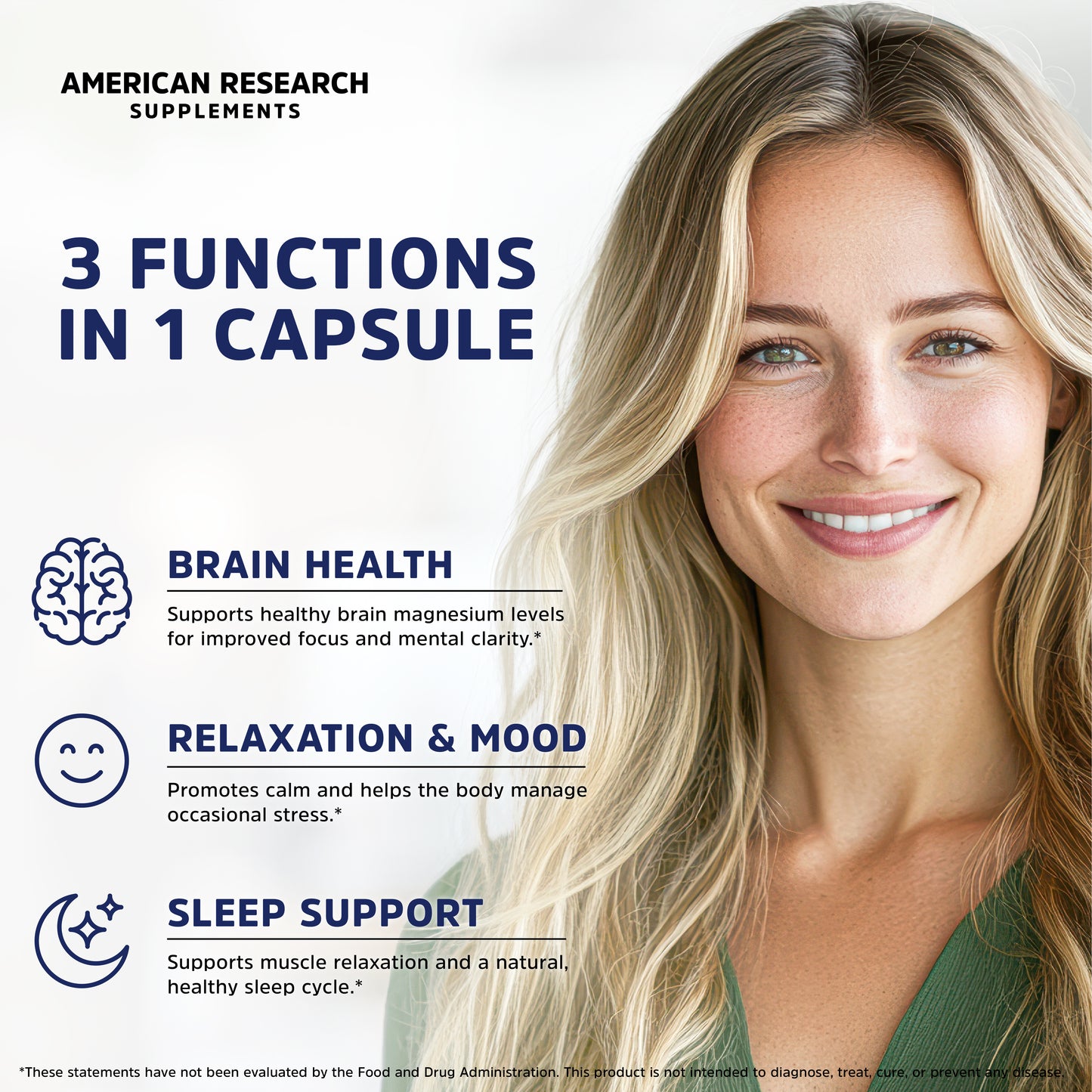 Magnesium Complex with Patented Magtein® – 4 Bioavailable Forms Including L-Threonate, Glycinate, Taurate & Malate